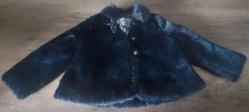 veste moumoute fausse fourure  mon Noël enchanté 4ans sergent major