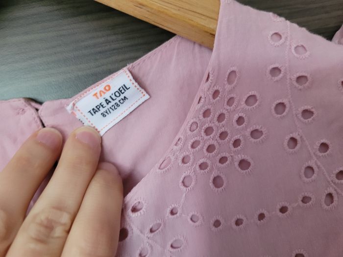 Robe cérémonie tape à l'œil tao 8 ans - photo numéro 5