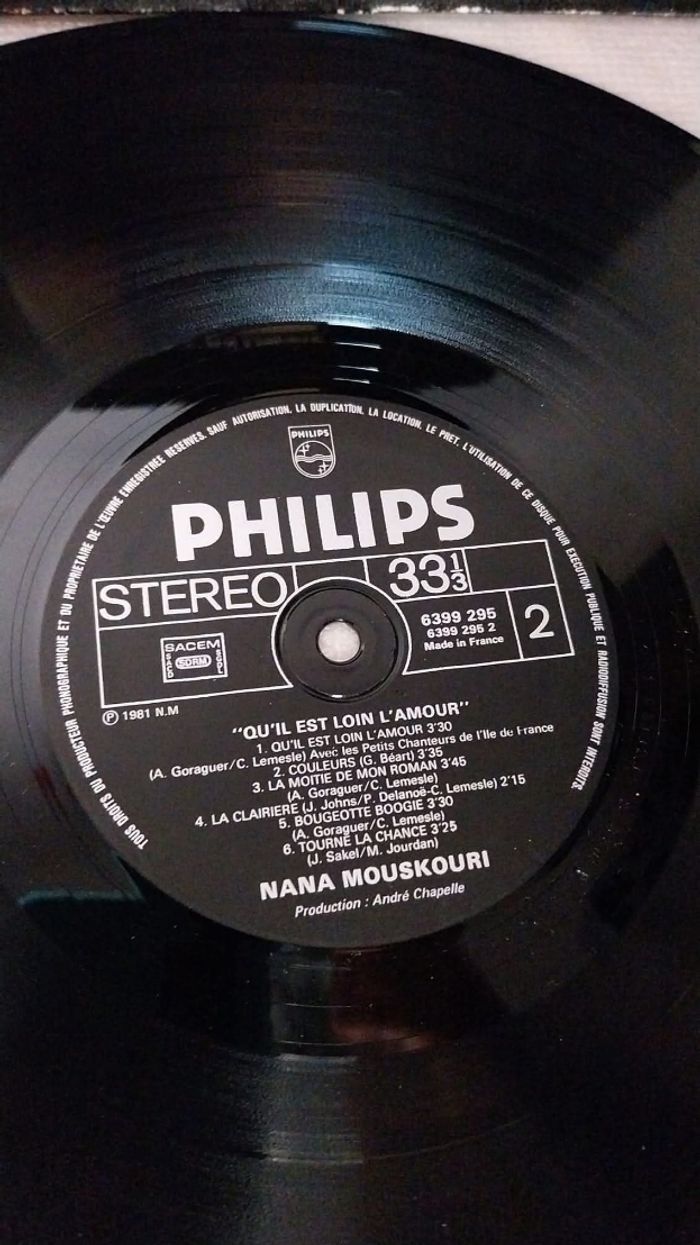 Vynile Nana Mouskouri - photo numéro 6