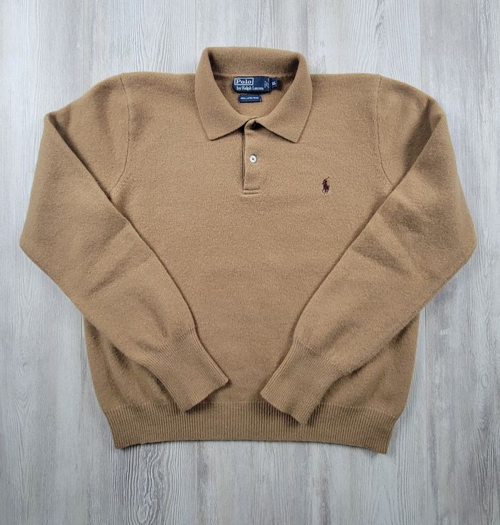 Pull Ralph Lauren en laine d’agneau beige – excellent état - photo numéro 3