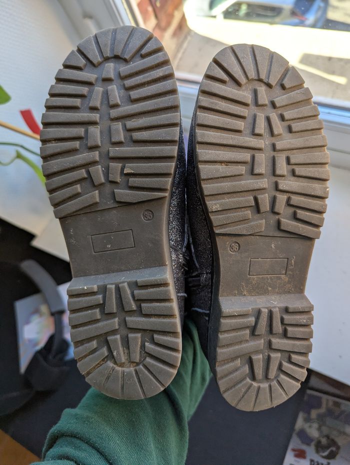 Bottines à paillettes tom tailor taille 36 - photo numéro 5