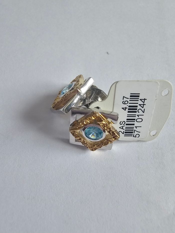 Boucles d'oreilles neuves en AGT 925 mil - photo numéro 2