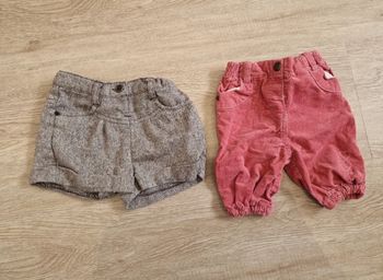 Lot de shorts 12 mois