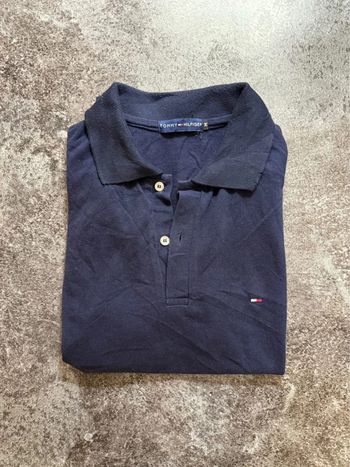 Polo manches courtes homme Tommy Hilfiger col V bleu marine M