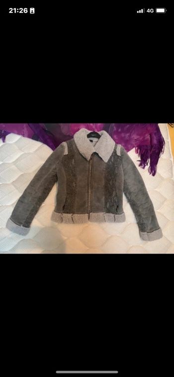 Blouson fausse fourrure