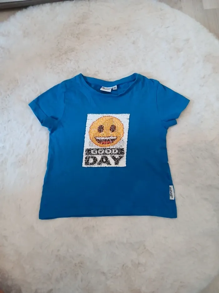 tee-shirt 4 ans emoji
