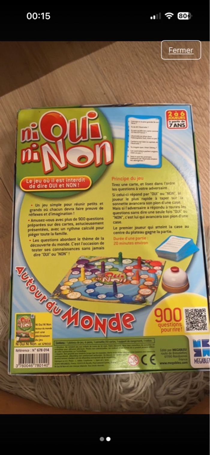 jeu de société ni oui ni non - photo numéro 2