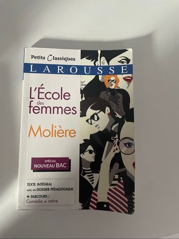 Livre l’école des femmes