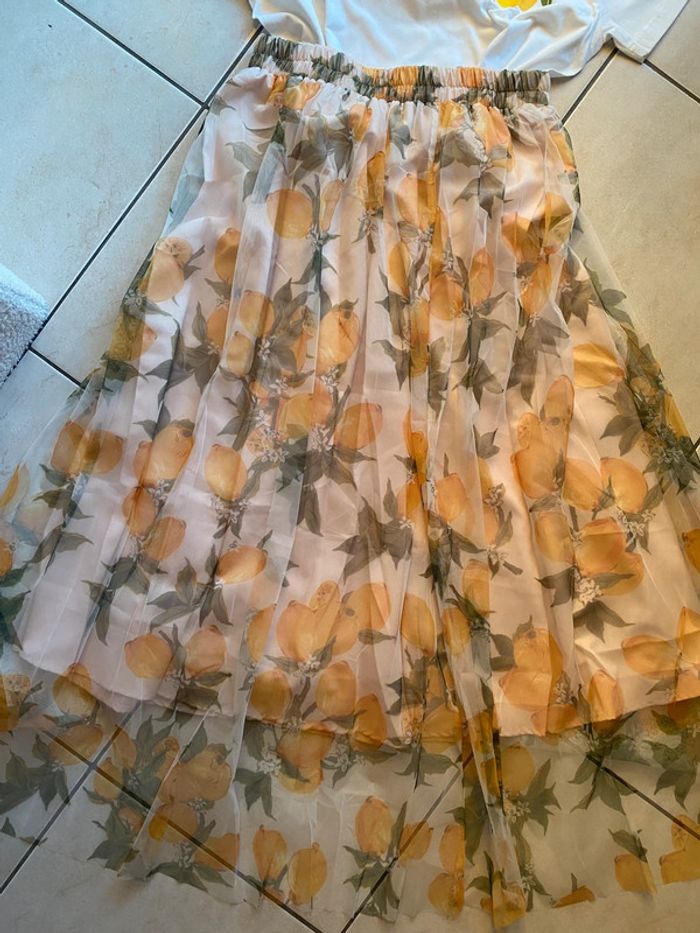 Jupe tulle femme citron lemon limon - photo numéro 5