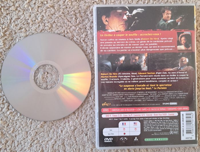 💿 DVD : The Score - photo numéro 3