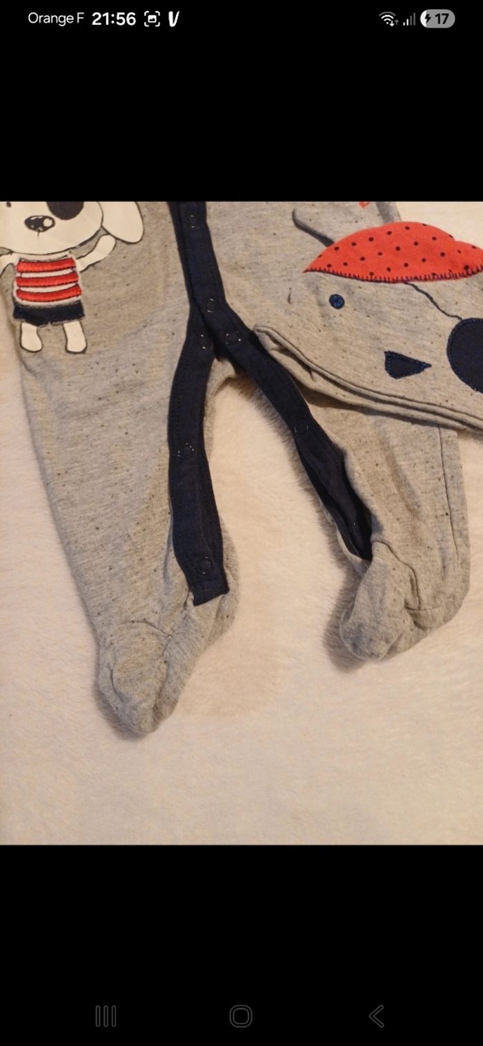 Pyjama bébé taille 3 mois - photo numéro 4
