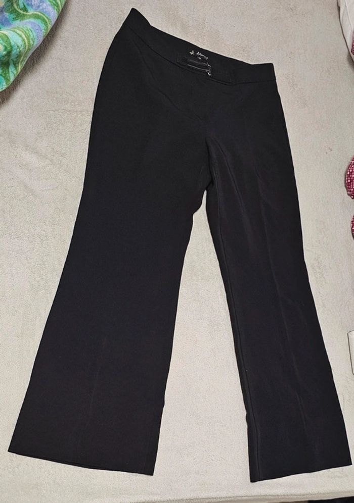 🪷pantalon large en bas friponne