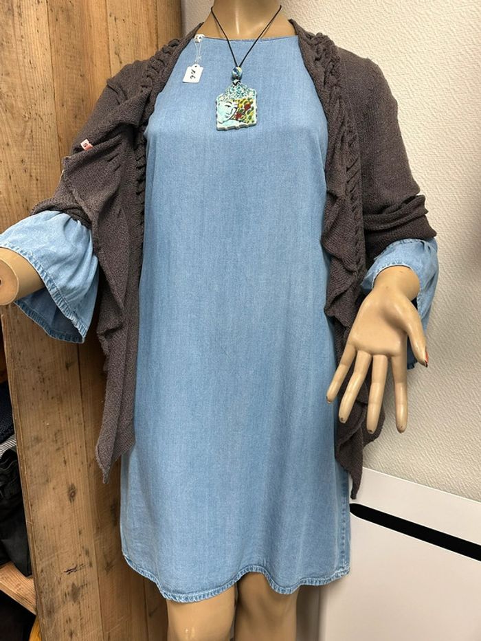 Robe effet jean Zara - photo numéro 5