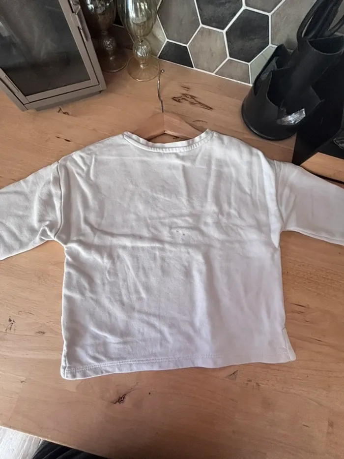 Joli pull léger blanc • Okaïdi • 4 ans - photo numéro 8