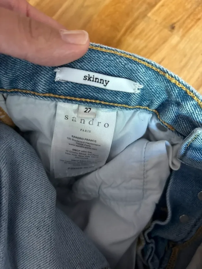 Jeans skinny Sandro  t27 - photo numéro 10