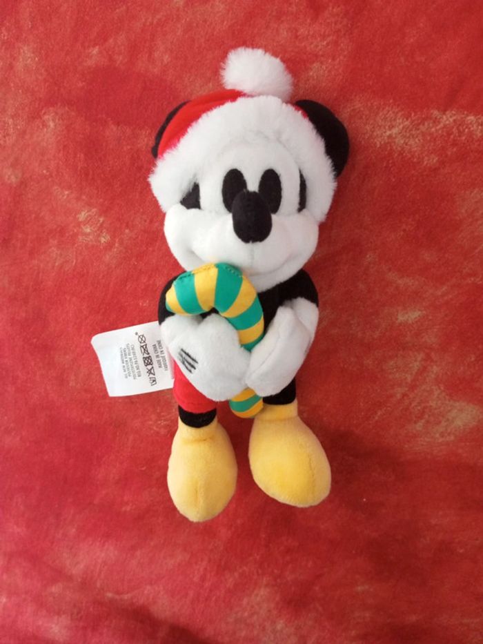 Mickey rare tenu Noël avec sucre d'orge Disney Baby