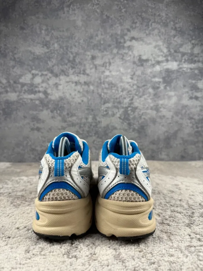 New Balance 530 Running Abzorb - White & Beige & Blue - photo numéro 4