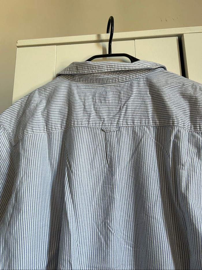 Chemise bleu à rayures Slim Fit Homme Primark Taille XL - photo numéro 5