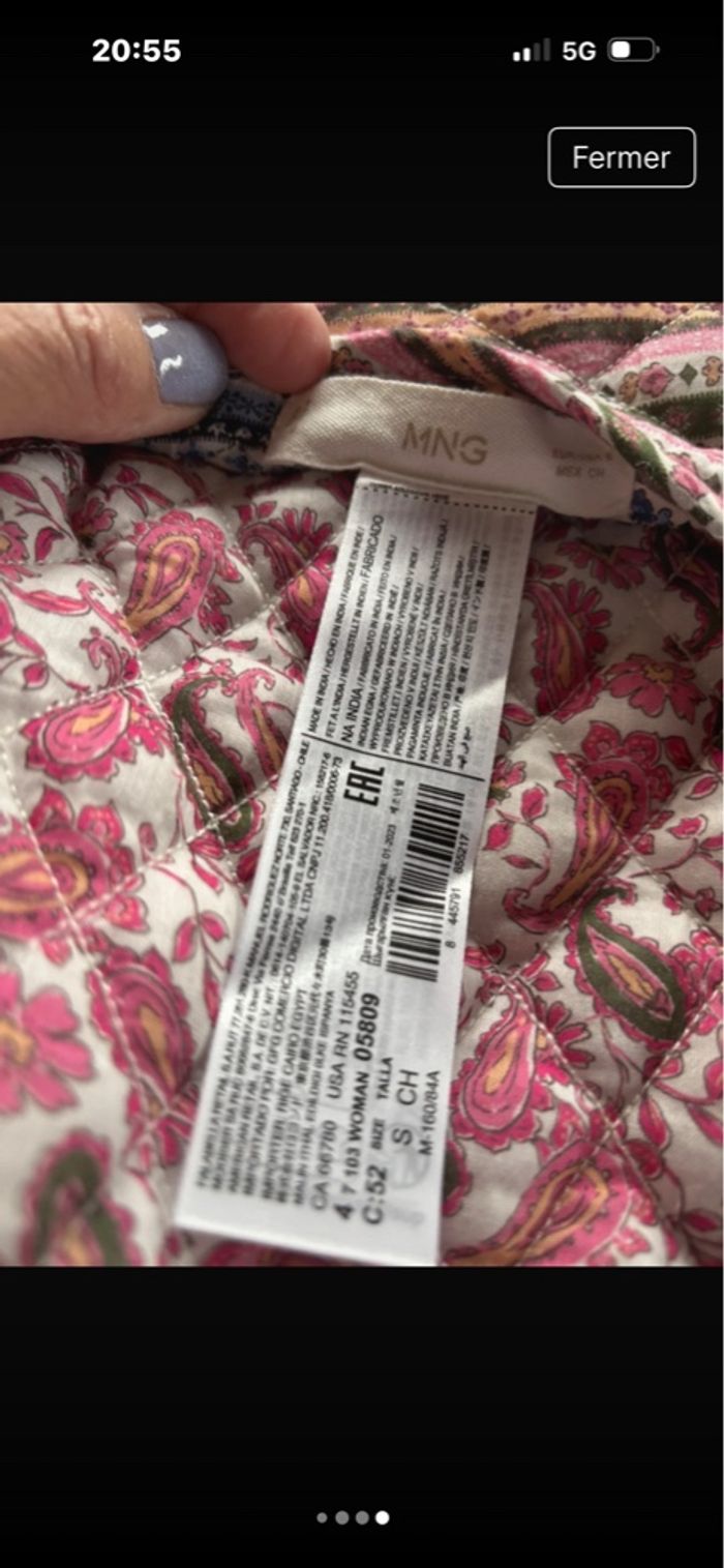 Vend veste matelasse mango - photo numéro 4