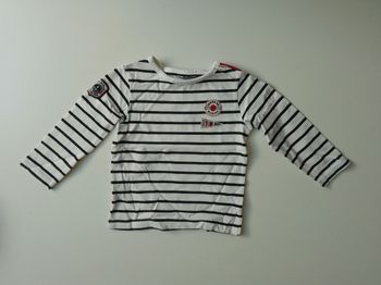 Tee-shirt manches longues garçon 4 ans Terre de Marins