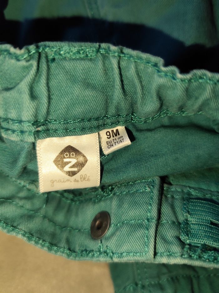 Pantalon grain de blé 9 mois - photo numéro 2