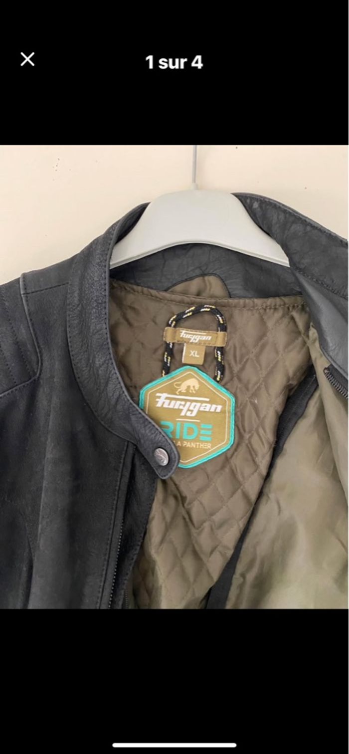 A vendre blouson de moto en cuir - photo numéro 3