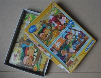 Boîte 2 puzzles Jake et le pays imaginaire