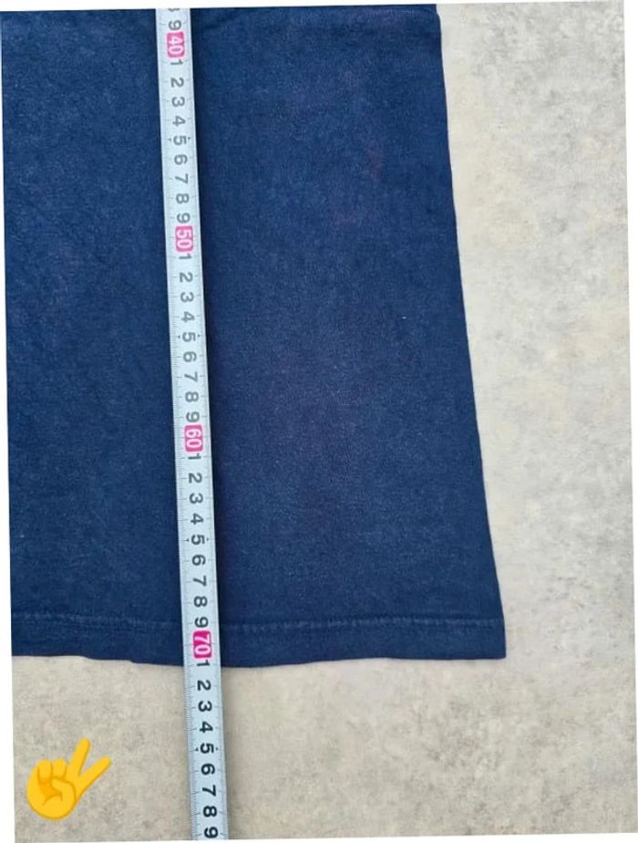 T-shirt Ralph Lauren M coupe col rond bleu Homme Men tee15b - photo numéro 4