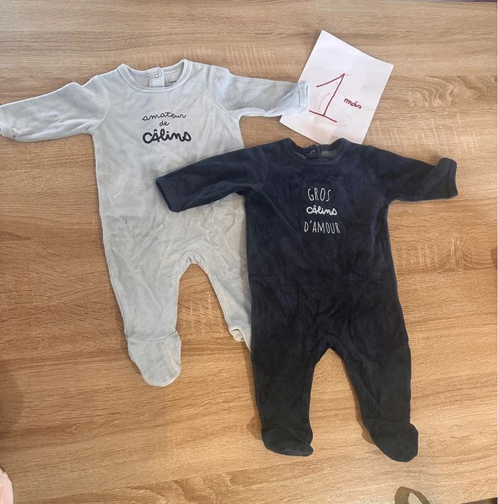 Lot pyjama 1 mois
