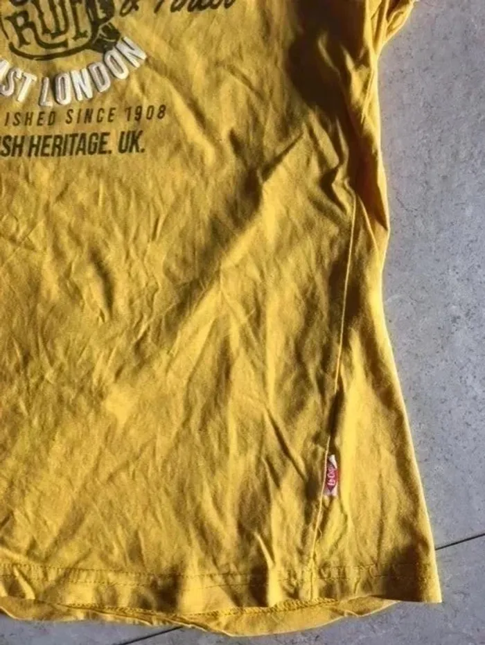 T-shirt Lee Cooper garçon – 12 ans – Moutarde au top ! - photo numéro 2