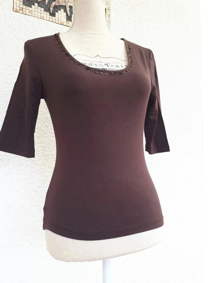 5 € Top marron 123 - photo numéro 5