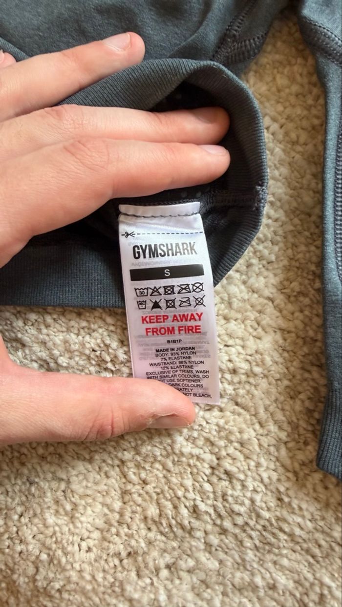 Gymshark Vital Seamless 7 Inch Shorts Gris Femme – Taille S Body Fit – Short Sport Fitness Musculation - photo numéro 6