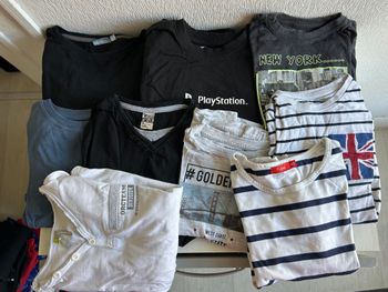 lot de t  shirts manche longue 8 ans
