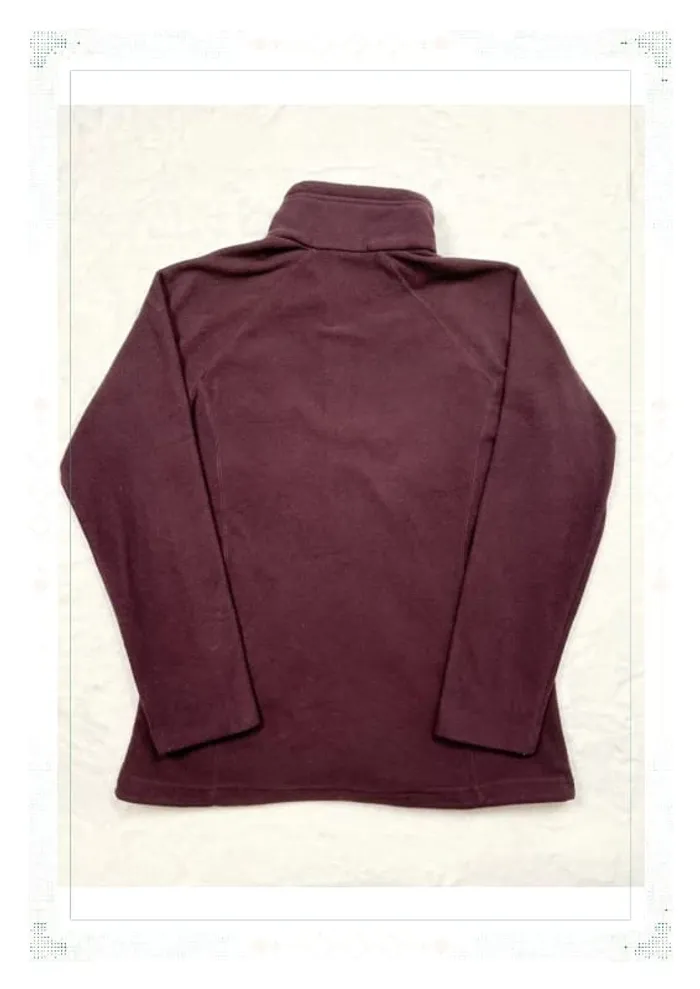 The North Face polaire bordeaux femme taille L full zip polyester - photo numéro 3
