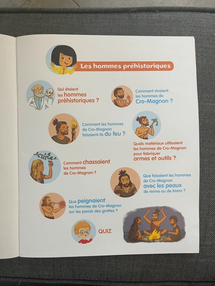 Ma petite encyclopédie en autocollants - Les hommes préhistoriques - photo numéro 3