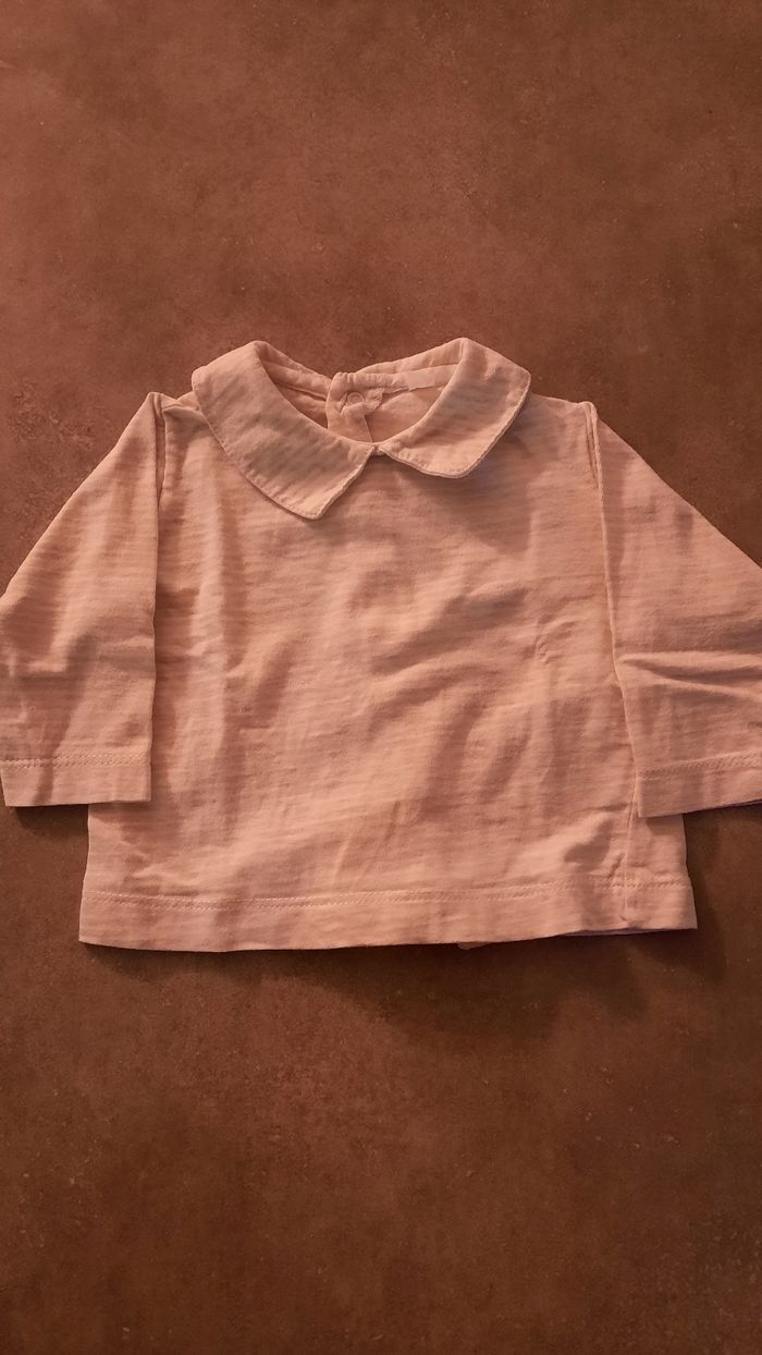Ensemble salopette + t-shirt manche longue - photo numéro 4