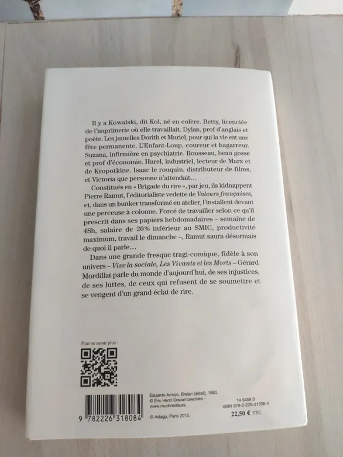 Livre grand format La brigade du rire Gérard Mordillat tragi-comédie - photo numéro 7