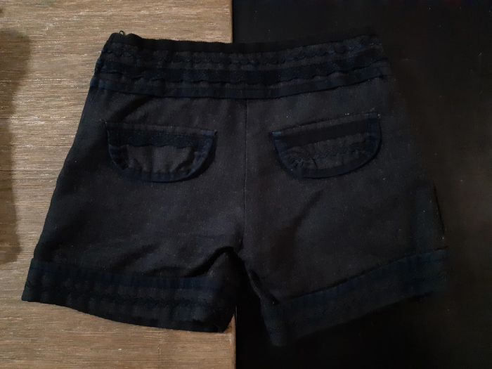 Short gris Lili gaufrette anthracite élégant 2 3 ans - photo numéro 2