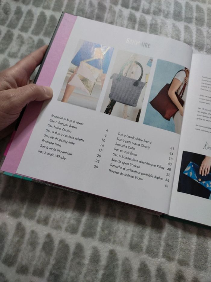 Livre couture le sac idéal avec patrons Ngv - photo numéro 4