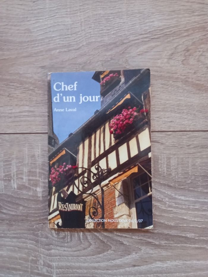 Livre "chef d'un jour" Anne Laval