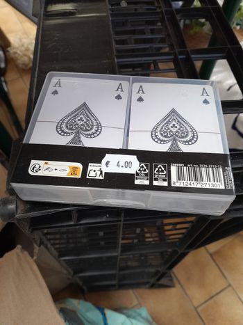 Lot de 2 jeux de cartes