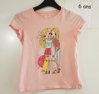 T-shirt mc 6 ans la halle