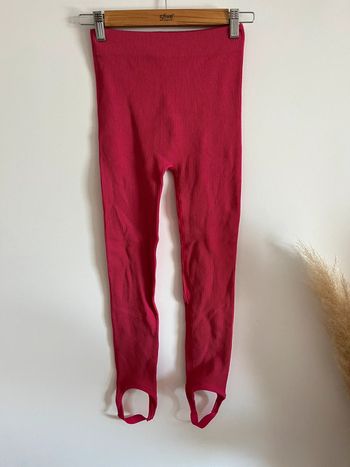 Legging fuseau rose fuschia Zara