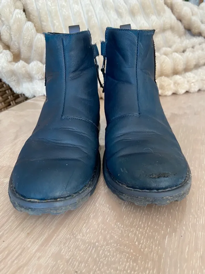 Bottines cuir fille 34 - photo numéro 4