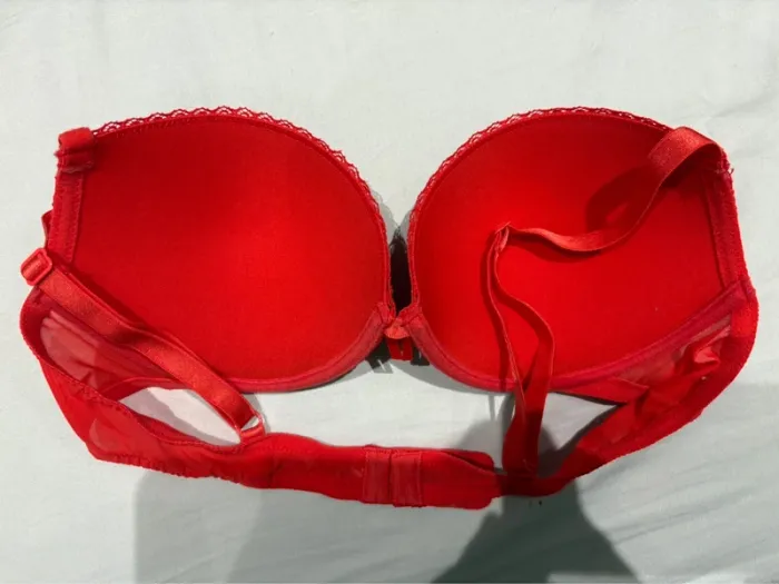 Soutien-gorge rouge dessin dentelle Yamamay - photo numéro 5