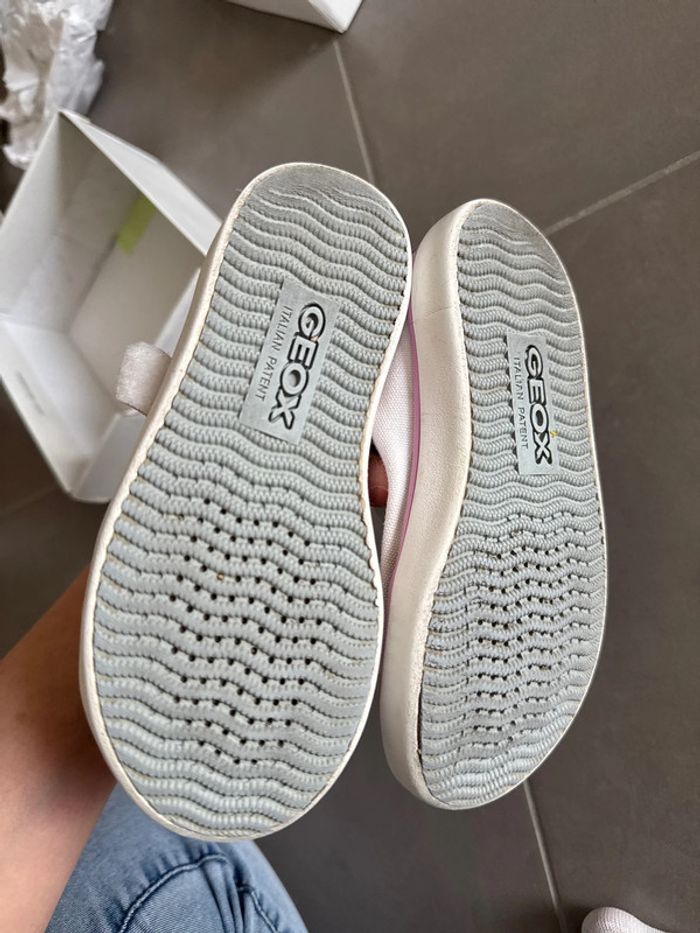 Chaussure geox toile blanche - photo numéro 2