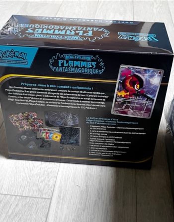 Etb Pokémon Me02 flammes fantasmagoriques scellé - photo numéro 2