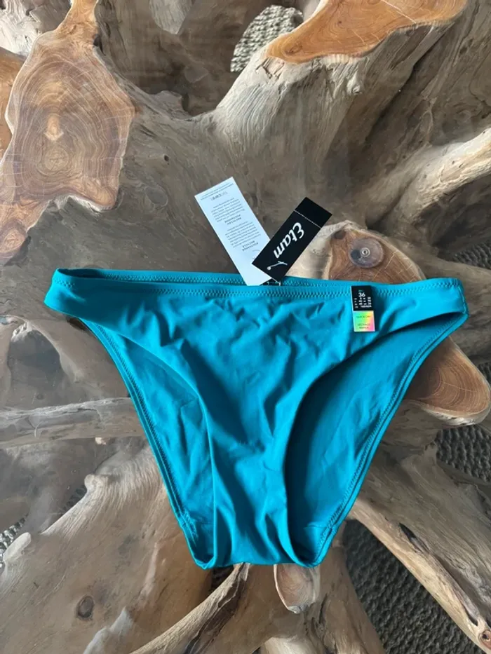 Bas de maillot de bain Etam biki vert émeraude - photo numéro 2