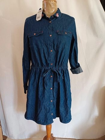 Robe en jeans sergent major femme taille 38 neuve