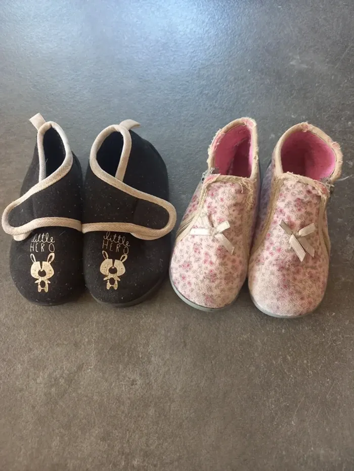 Lot chaussons 22